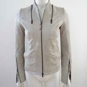 Ilaria Nistri Stone Soft Leather Jacket